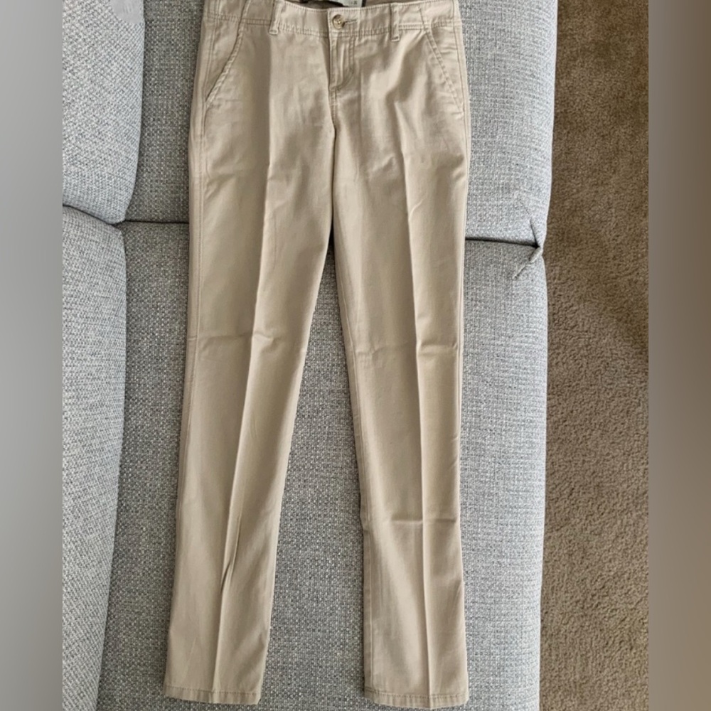 Abercrombie&Fitch Khaki Low Rise Pants